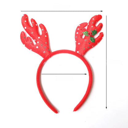 Christmas Hairband Old Man Snowman Elk Horn Headband Christmas Decorations Children Party Headdress