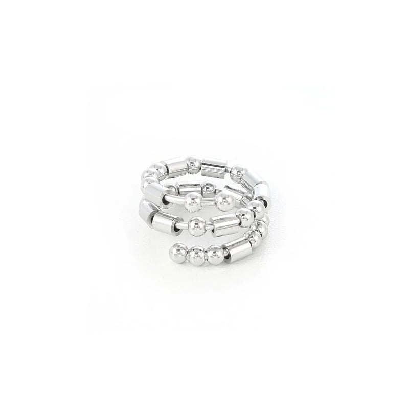 Fashion Geometric Stainless Steel Rings 1 Piece