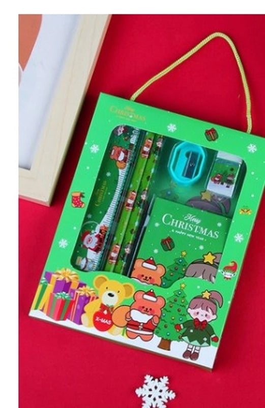 1 Set Letter School Christmas Plastic Cartoon Style Stationary Sets