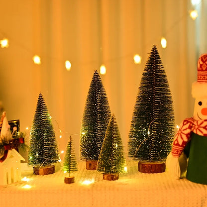 Christmas Small Ornaments Desktop Mini Christmas Tree Christmas Decoration Small Christmas Tree Christmas Decorations