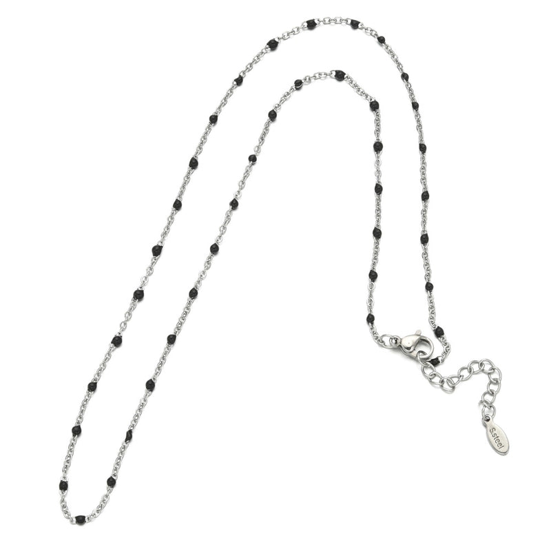 Minimalist Printing Stainless Steel Alloy Plating Gold Plated Necklace