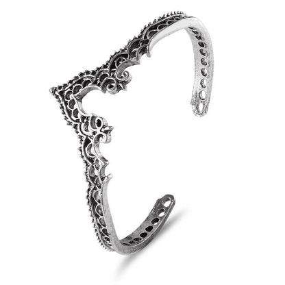 Alloy Gold Plated Silver Plated Hip-Hop Classic Style Streetwear Plating Hollow Out Inlay Animal Artificial Crystal Artificial Pearls Zircon Wristband Bangle