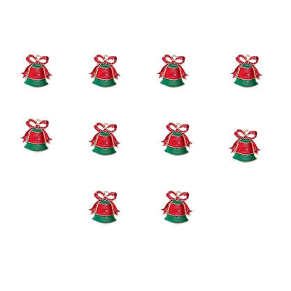 10 PCS/Package 15.9*17.8mm 16*22MM 18.1*19mm Alloy Christmas Hat Christmas Tree Santa Claus Pendant Jewelry Accessories