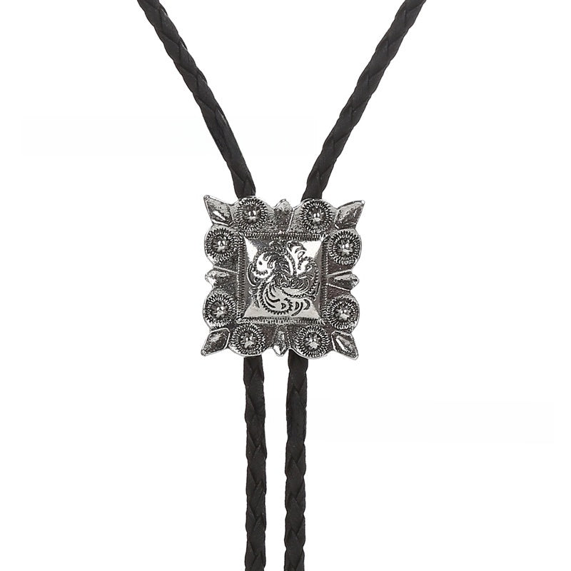 Punk Classic Style Star Cattle Skull Alloy Leather Rope Halloween Unisex Bolo Ties