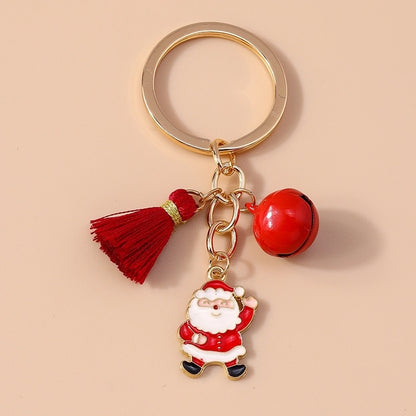 Commute Snowflake Christmas Women's Metal Keychains Keychains