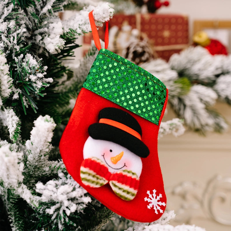 Christmas Classic Style Letter Nonwoven Holiday Christmas Socks