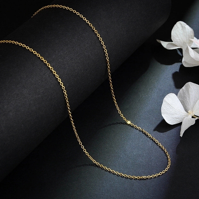 Elegant Leaf Heart Shape Lock 304 Stainless Steel Copper Rhinestones Zircon 18K Gold Plated K Gold Plated Plating Inlay Pendant Necklace