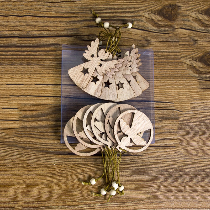 Christmas Wood Party Hanging Ornaments
