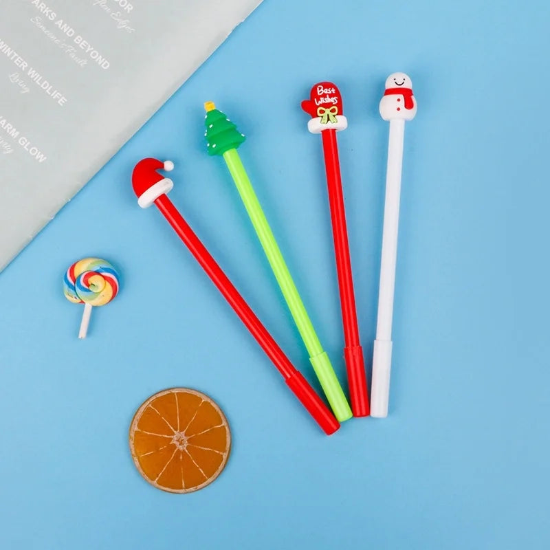 1 Piece Santa Claus School Christmas Plastic Cartoon Style Gel Pen