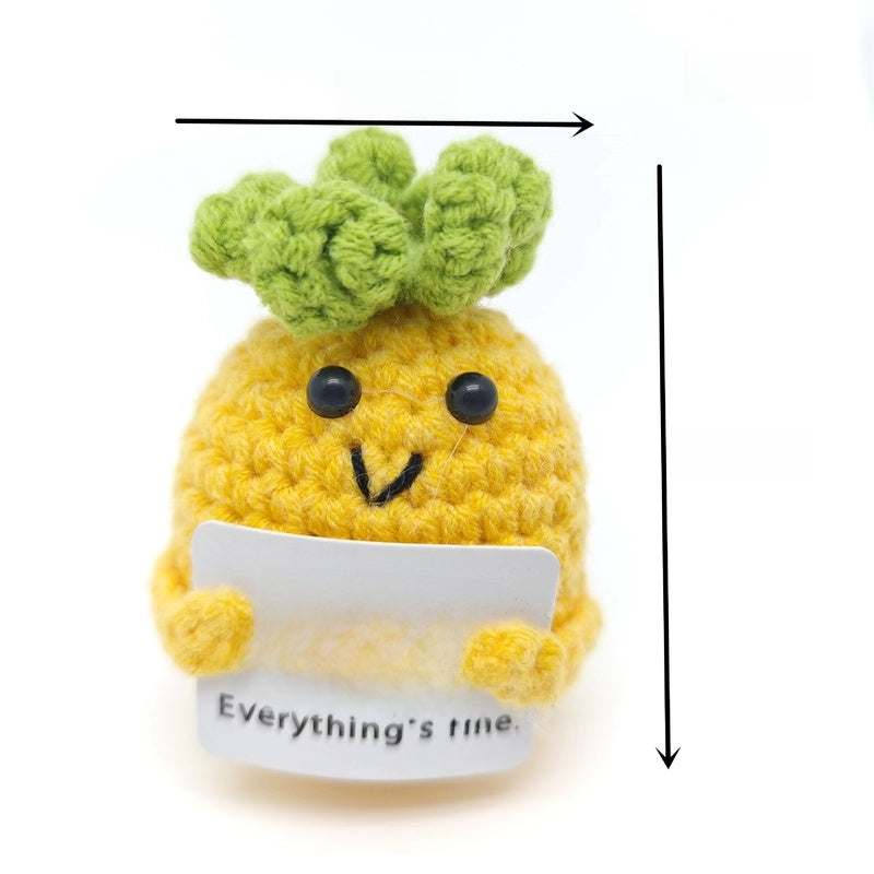 Cute Animal Fruit Vegetable Yarn Ornaments Artificial Decorations