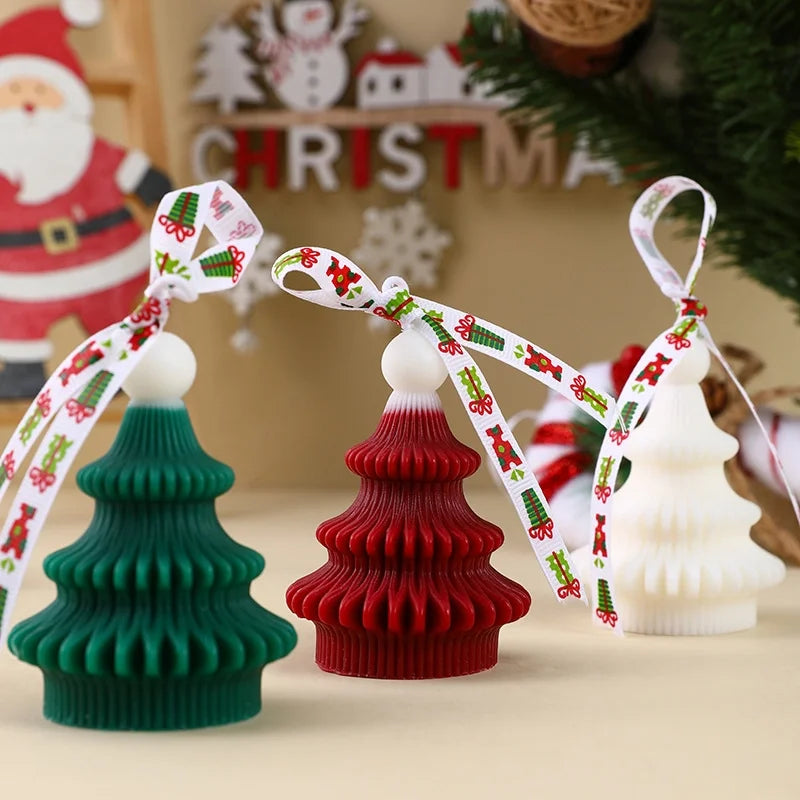 Elegant Romantic Christmas Tree Silica Gel Scented Candle