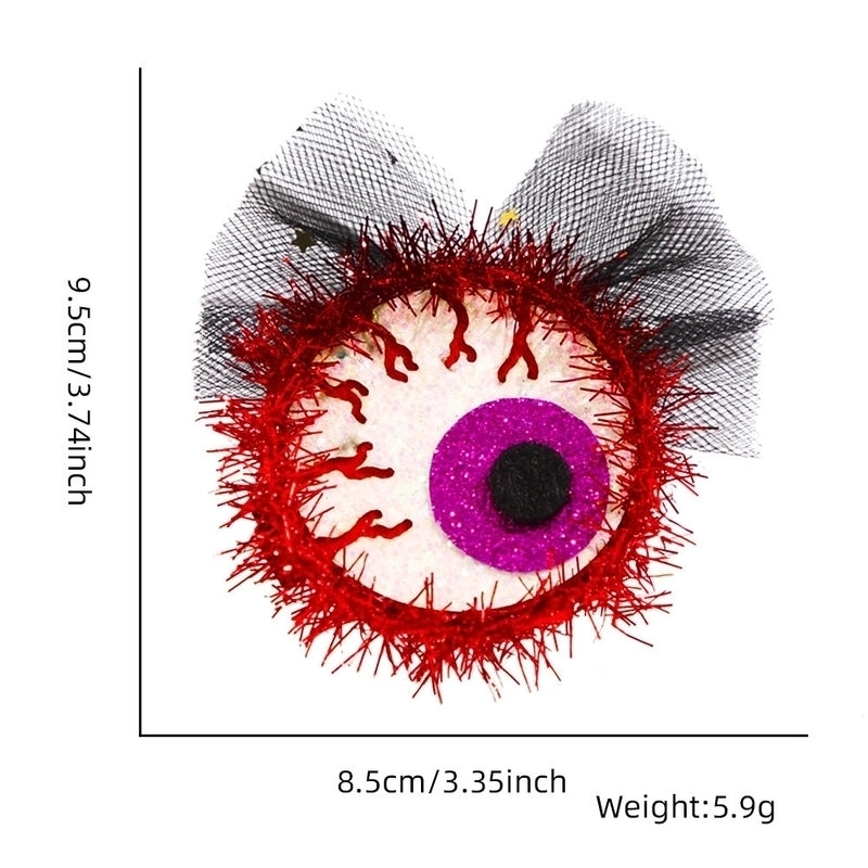 Halloween Gothic Women's Color Block Plastic Hair Clip