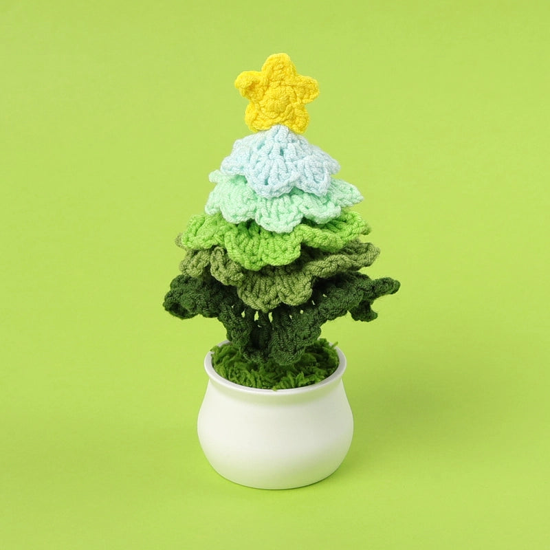 Christmas Pastoral Christmas Tree Plastic Yarn Party Ornaments