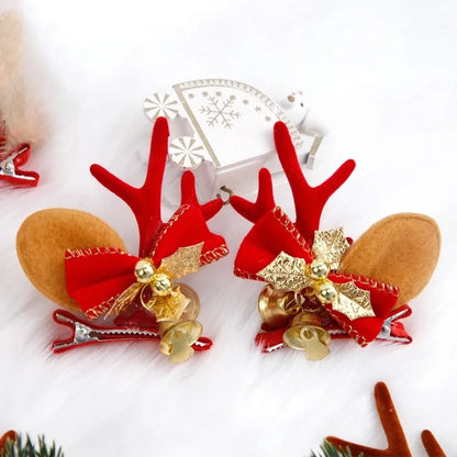 Christmas Cartoon Style Cute Antlers Party Festival Hairpin