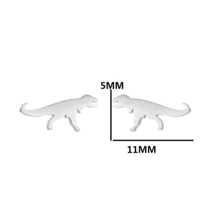 1 Pair Fashion Animal Plating 304 Stainless Steel 18K Gold Plated Ear Studs