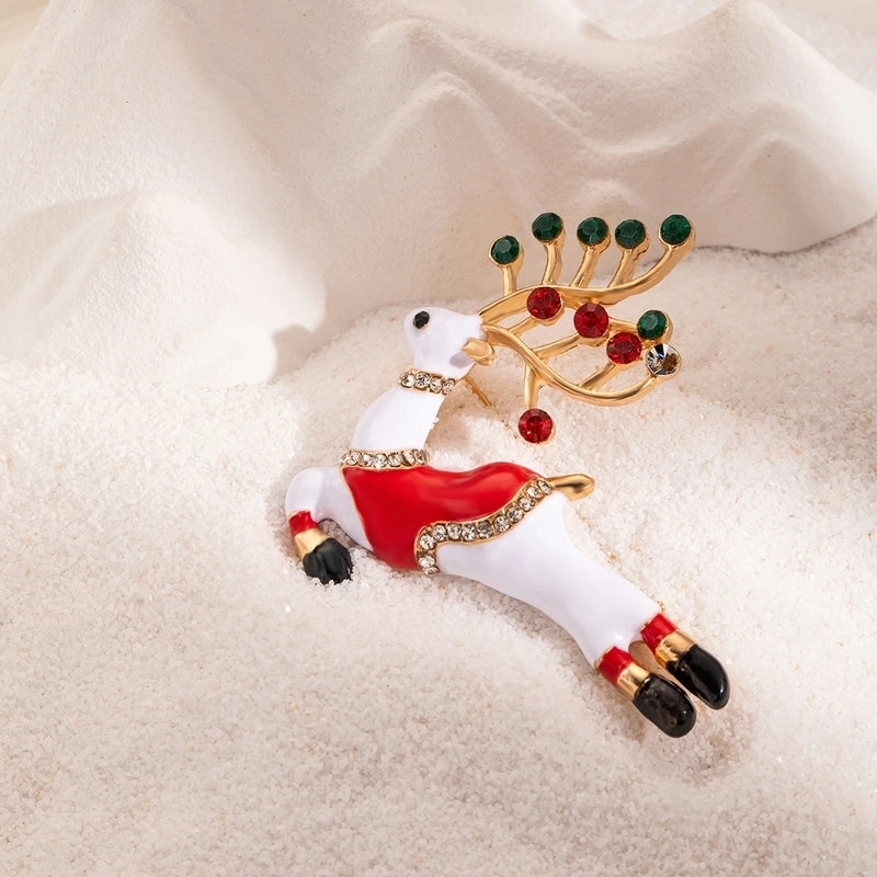 Cute Pin Bell Elk Inlay Women's