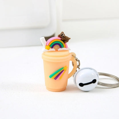 Cute Cartoon Plastic Unisex Bag Pendant Keychain