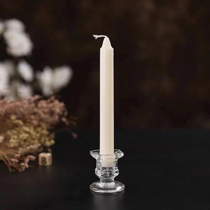 Christmas Minimalist Solid Color Glass Candlestick