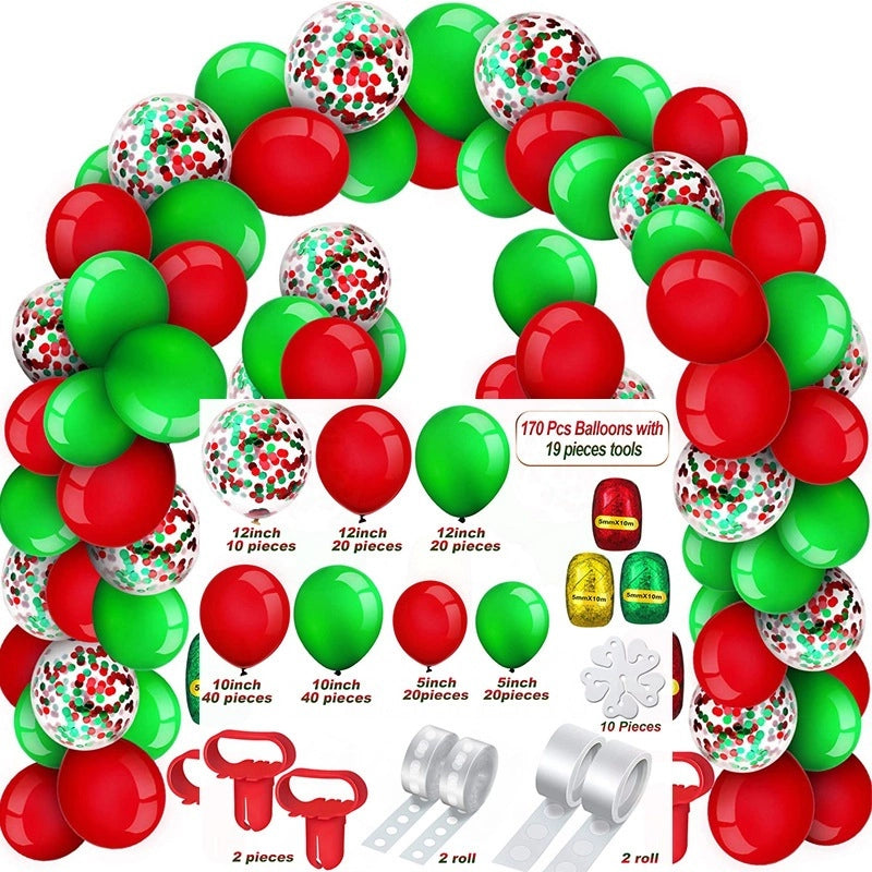 Christmas Casual Christmas Tree Star Emulsion Party Balloon Balloons