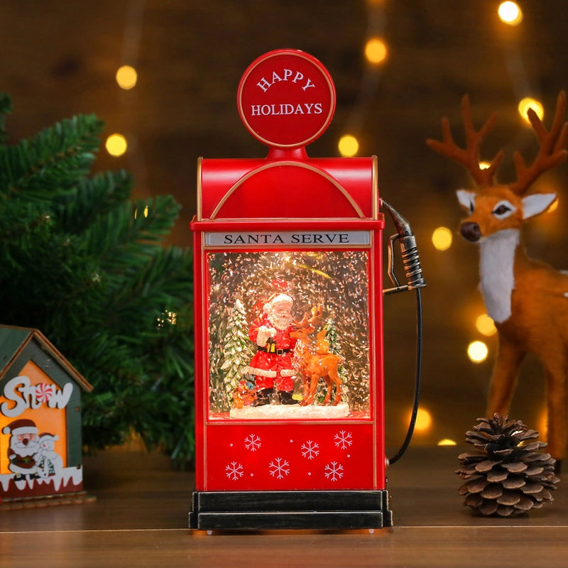 Christmas Cute Christmas Tree Santa Claus Snowman PC Party Festival Ornaments Led Lights Night Lights