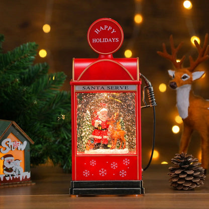 Christmas Cute Christmas Tree Santa Claus Snowman PC Party Festival Ornaments Led Lights Night Lights