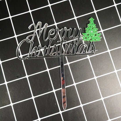 Christmas Letter Arylic Party Cake Decorating Supplies