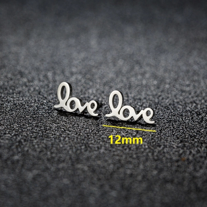 1 Pair Sweet Minimalist Artistic Animal Irregular Polishing Plating 304 Stainless Steel 18K Gold Plated Ear Studs