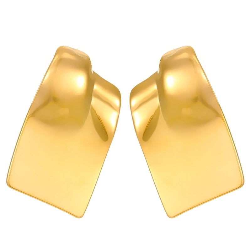 1 Pair Elegant Streetwear Geometric Plating 304 Stainless Steel Ear Studs