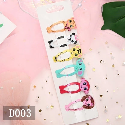 Christmas Cartoon Style Kid'S Animal Christmas Tree Fruit Metal Stoving Varnish Hair Clip
