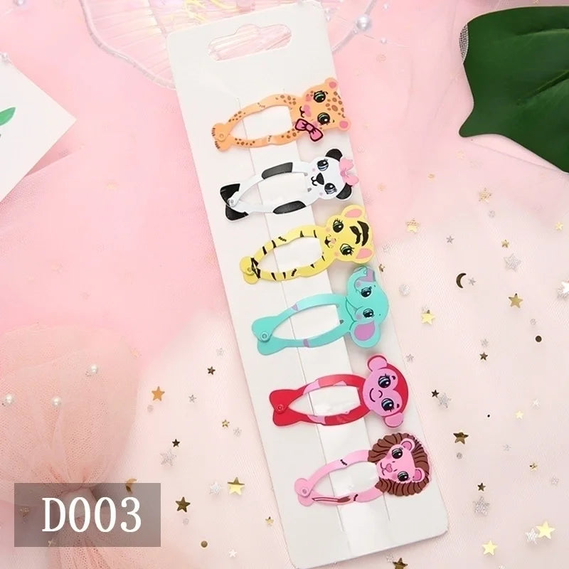 Christmas Cartoon Style Kid'S Animal Christmas Tree Fruit Metal Stoving Varnish Hair Clip