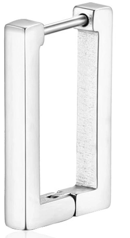 1 Piece Fashion Square Star Heart Shape 201 Stainless Steel 18K Gold Plated Earrings