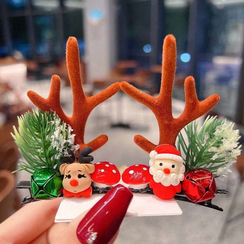 Christmas Cartoon Style Antlers Plastic Festival Costume Props