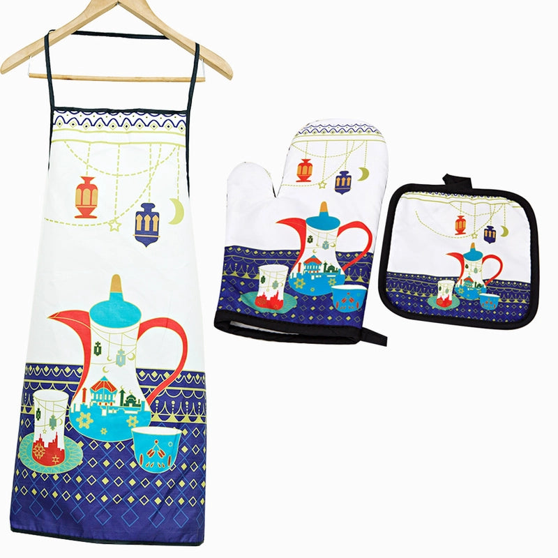 Christmas Vacation Tie Dye Polyester Apron 1 Set