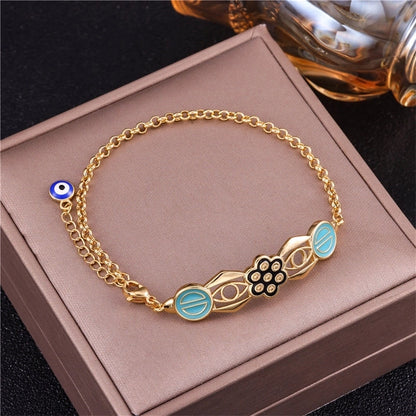 Vintage Style Minimalist Animal Letter Copper Bracelets Cuban Link Chain Curb Chain Cable Chain Box Chain