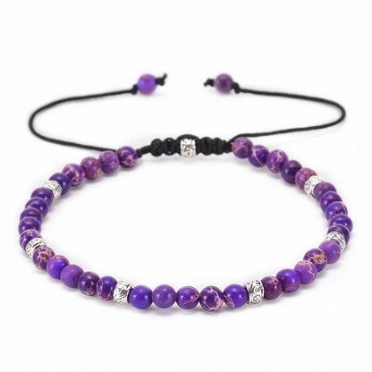 Retro Geometric Natural Stone Bracelets