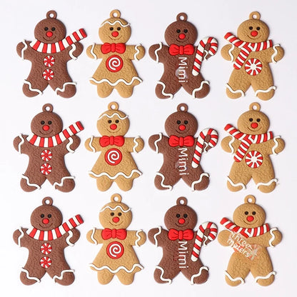 Cross-border Exclusive For New Gingerbread Man Pendant Christmas Tree Ornaments Pvc Source Manufacturers Christmas Ornaments