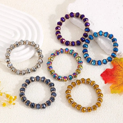 Crystal Geometric Bracelets