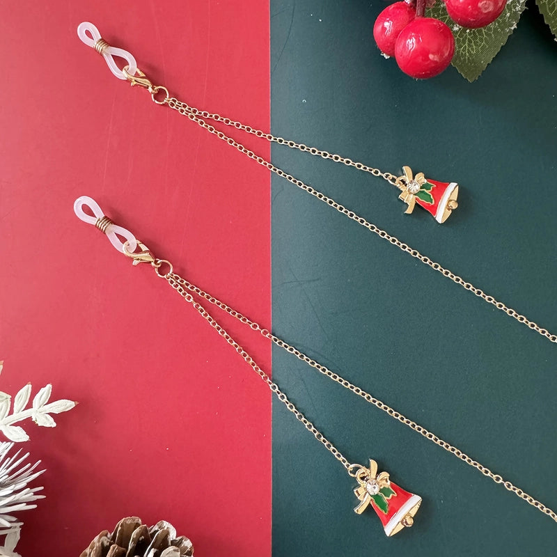 Vacation Christmas Tree Alloy Christmas Women's Glasses Chain