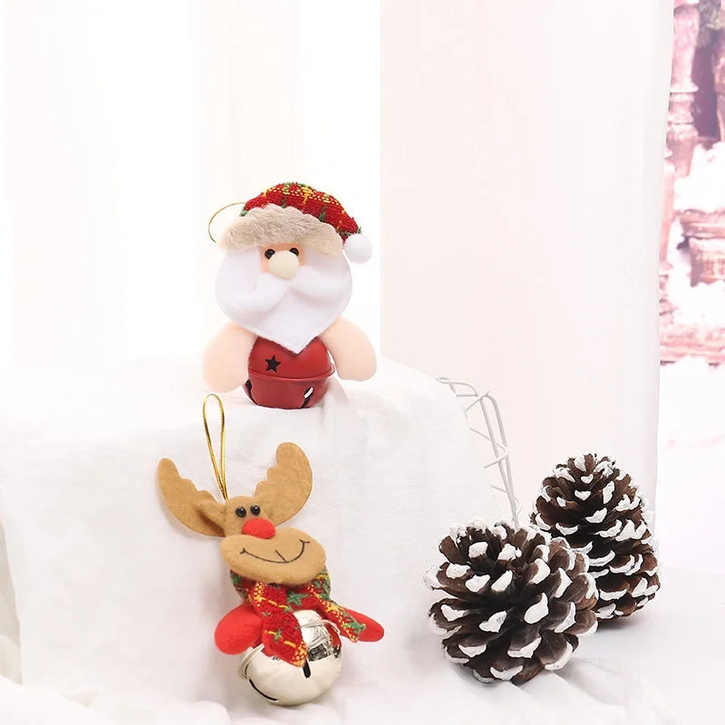 Christmas Minimalist Classic Style Snowman Elk Holiday Daily Hanging Ornaments