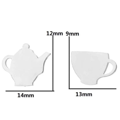 1 Pair Halloween Fashion Smile Face Star Skull Plating Hollow Out Stainless Steel Ear Studs