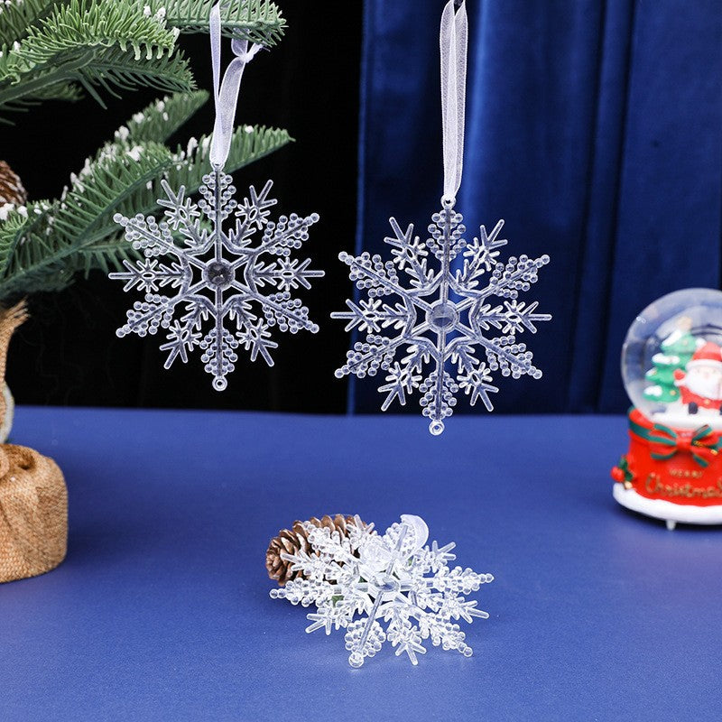 Christmas Design Christmas Tree Snowflake Reindeer Keychain Acrylic Ice Stick Pendant