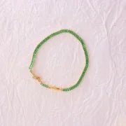 IG Style French Style Classic Style Geometric 304 Stainless Steel Titanium Steel 18K Gold Plated Zircon Bracelets In Bulk