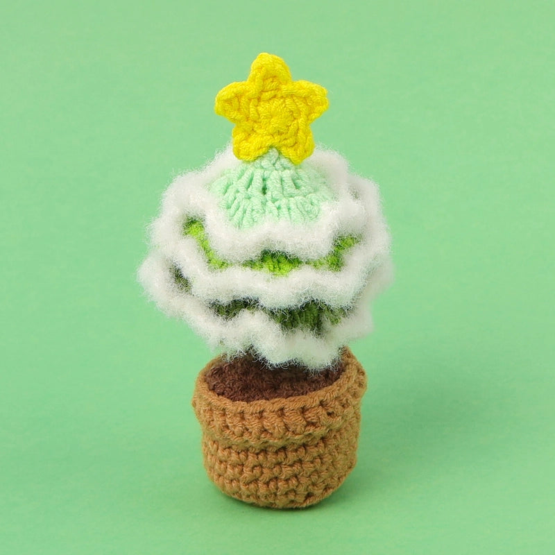 Christmas Pastoral Christmas Tree Plastic Yarn Party Ornaments