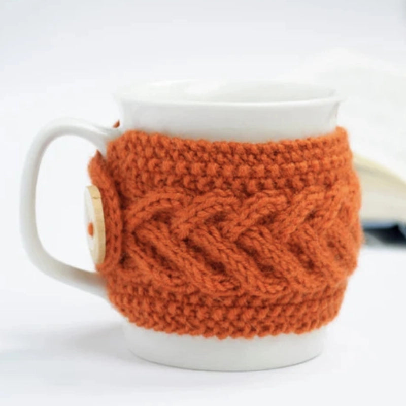 Cross-border Amazon New Mug Wool Knitted Cup Set Christmas Decorations Scene Layout Props