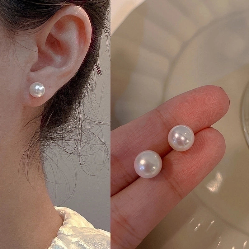 2 Pieces Fashion Heart Shape Flower Copper Beaded Plating Inlay Pearl Zircon Earrings Ear Studs 1 Pair
