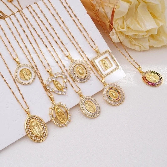 304 Stainless Steel Copper Human Pendant Necklace