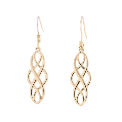 1 Pair Vintage Style Water Droplets Copper Drop Earrings