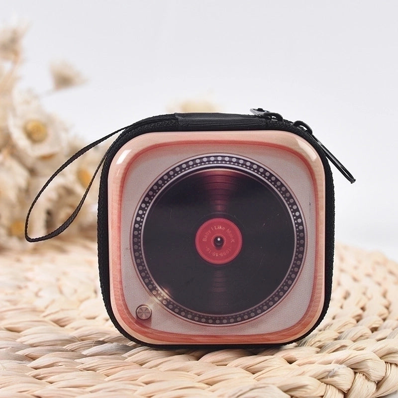 Unisex Santa Claus Metal Zipper Coin Purses