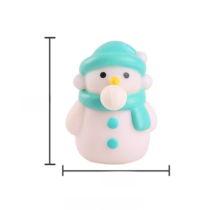 Squishy Toy Christmas Animal Santa Claus Snowman PVC TPR Toys