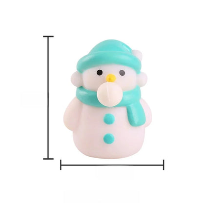 Squishy Toy Christmas Animal Santa Claus Snowman PVC TPR Toys
